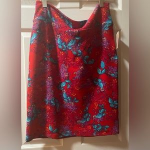 NWT Lularoe floral Cassie skirt